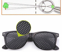 Новые пинхол очки с дырочками для коррекции зрения