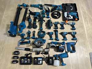 Аналоговые инструменты Makita 18v, аккумуляторы, зарядные устройства (1 фото из 1)