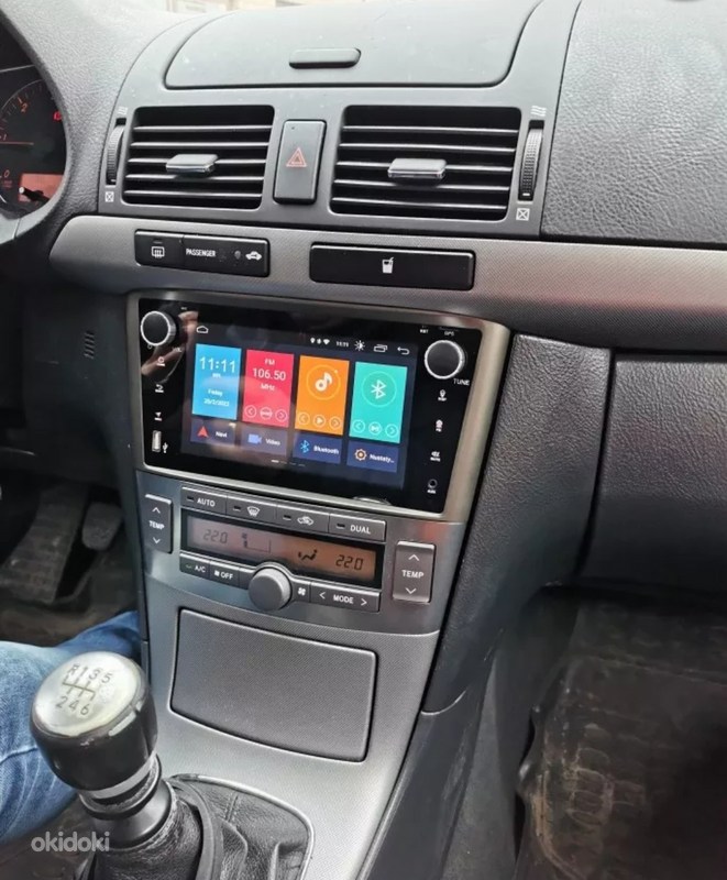 Toyota Avensis T25 Android 11, BT, Navi. 2+16GB. Uus (foto #6)