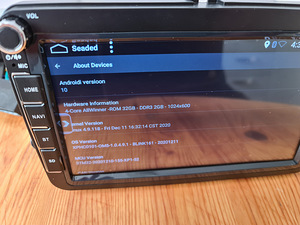 VW Volkswagen Android 10, 8" 2+32gb, DSP, RDS (4 foto / 9)