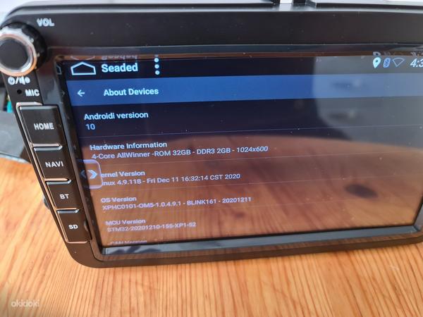 VW Volkswagen Android 10, 8" 2 + 32gb, DSP, RDS (фото #4)
