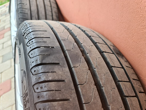 Оригинальные диски VW 5x112 18" с шинами (10 фото из 10)
