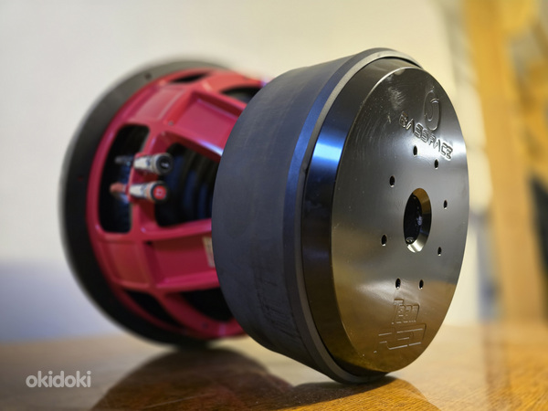 BF Team RED 12" 7000W ja Võimendi. Pult. UUS