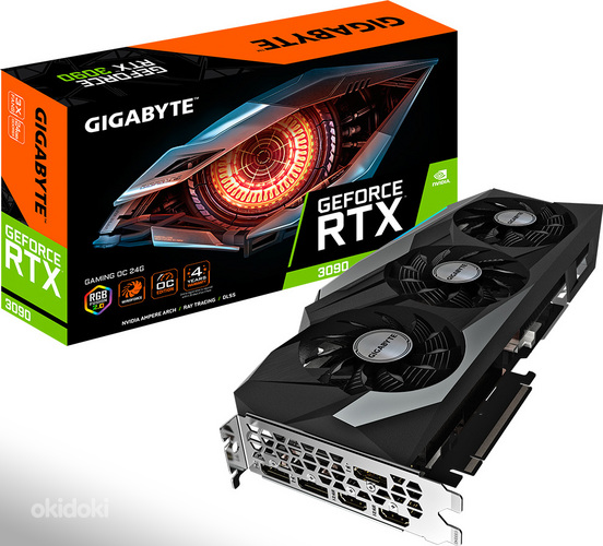 Gigabyte GeForce RTX 3090 Gaming OC на гарантии (фото #2)