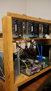 Mining rig, 3x Palit GeForce GTX 1660 Ti StormX, 6 GB, GDDR6 (3 foto / 9)