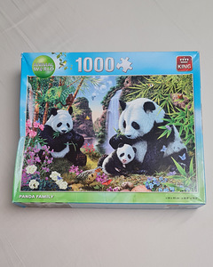 Pusle PANDA FAMILY 1000pcs - UUS (1 foto / 2)