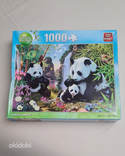 Pusle PANDA FAMILY 1000pcs - UUS