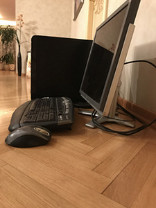Komplekt: monitor + protsessor + juhtmeta klaviatuur ja hiir (3 foto / 3)
