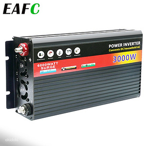 3000W 12V-220V auto inverter, voolumuundur, pingemuundur (1 foto / 7)