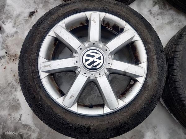 Audi/VW/Skoda 16" легкосплавные диски 5x112 летняя резина Pirelli (фото #2)