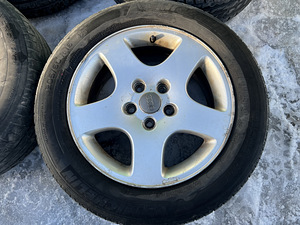 VW, audi 16" оригинальные легкосплавные диски Flat Five 5x112 (4 фото из 8)