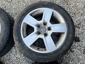 5x112 Audi 16" оригинальные диски с летней резиной 6мм 205/55/16 (3 фото из 9)