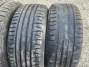 5x112 Audi 16" оригинальные диски с летней резиной 6мм 205/55/16 (8 фото из 9)