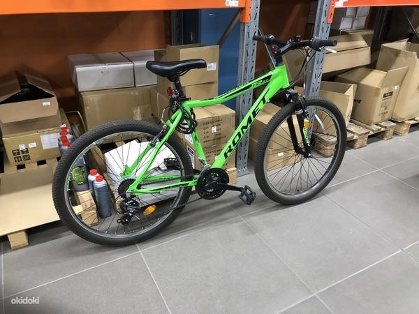 Как новый велосипед romet rambler 155-175cm зеленый (фото #1)