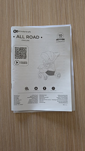 KINDERKRAFT kergkäru, ALL ROAD, ash grey (4 foto / 4)