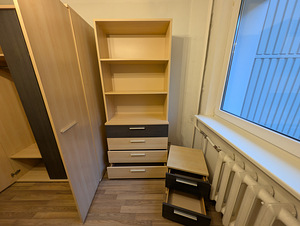 Riidekapp + raamatukapp + öötumba (3 foto / 3)