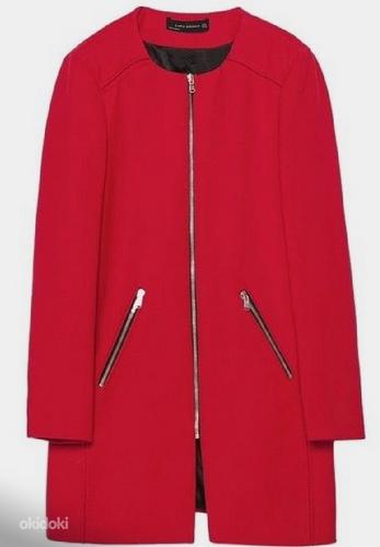 Красное пальто с эффектом BASIC Jakes collection 42 (фото #1)