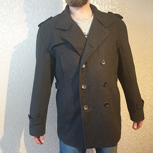 Темно-серое мужское пальто DLS DALLAS XL
