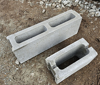 Бетонный бетонный блок 140 мм.