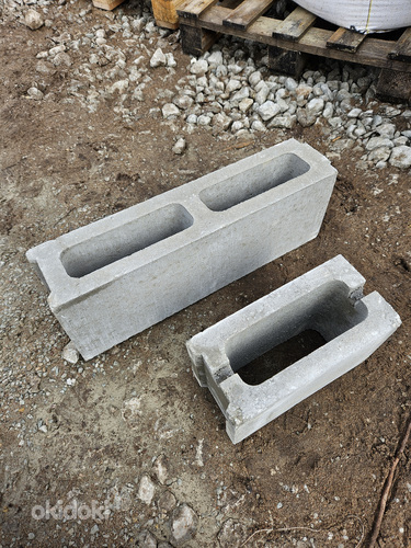 Бетонный бетонный блок 140 мм. (фото #1)