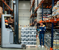 Work in warehouses in the Netherlands.