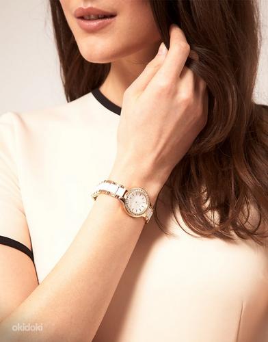 Donna Karan DKNY белые золотые часы (фото #3)