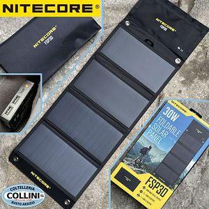 Зарядное устройство Nitecore FSP30 с солнечной панелью 30W (1 фото из 1)