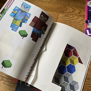 Minecraft raamat, ajakirjad, värviraamat… (4 foto / 9)