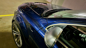 Накладки зеркал под матовый алюминий в фирменном стиле Audi