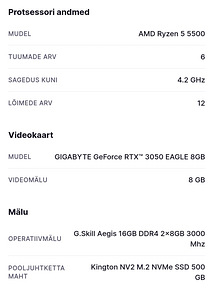 Arvuti it AMD Gigabyte R5 Gamer Bolt - Windows 11 Hom (4 foto / 5)