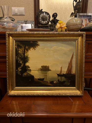 Классический морской пейзаж – «Castel dell’Ovo», картина в с