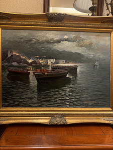 Vittorio Colucci – „Kuuvalguse sadam“. Originaalmaal Itaalia (3 foto / 5)