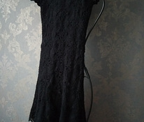 Kleit must voodriga, 55% mohair suurus S-M