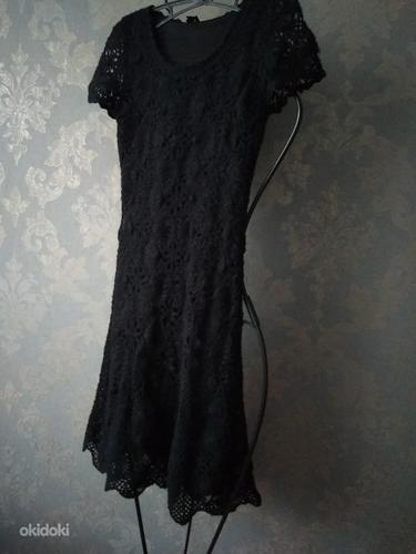 Платье черное мохера 55%, с подкладом S-M (фото #1)