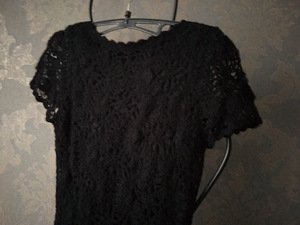 Kleit must voodriga, 55% mohair suurus S-M (2 foto / 3)