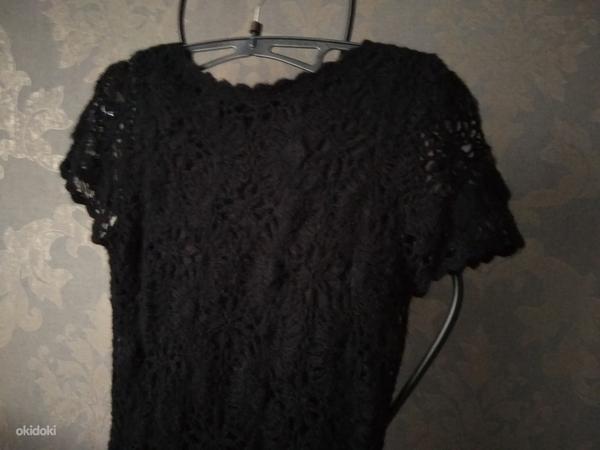 Платье черное мохера 55%, с подкладом S-M (фото #2)