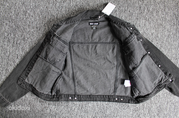 Куртка DKNY тёмная джинсовая, S/M, Новая! (фото #8)