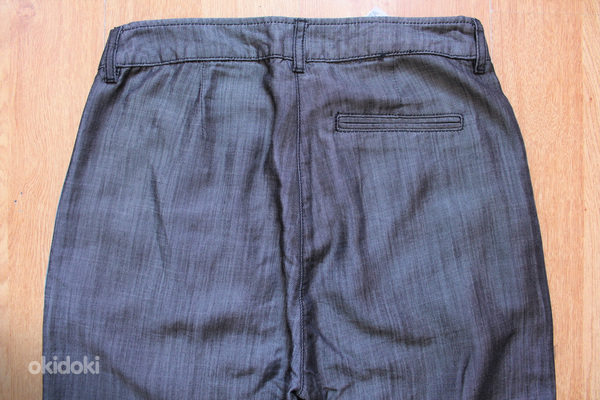 Benetton серые легкие брюки, IT40/S-XS, новые (фото #5)