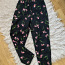 Naiste lillelised viisakad püksid, suurus 36 (foto #1)