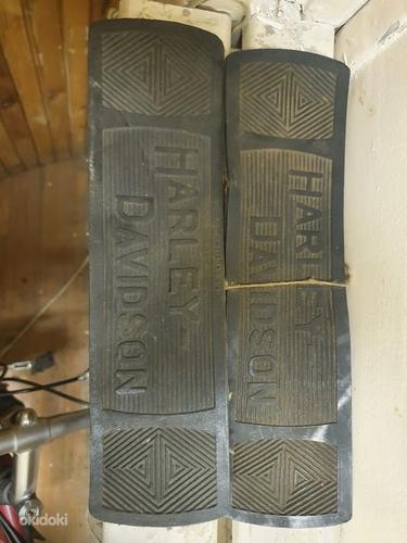 Harly-Davidson JD боковая корзина резиновые накладки на подставку для ног. (фото #1)