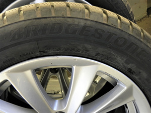 225/55 R17, M+S 7-8 мм, с дисками BMW, оригинал (7 фото из 9)
