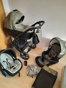 Takko Baby 3in1 комплект: коляска, автокресло, коляска