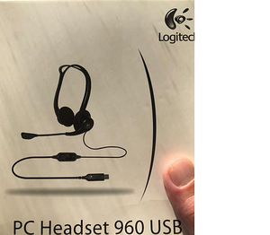 Logitech pc headset 960 usb - uued kõrvaklapid (1 foto / 3)