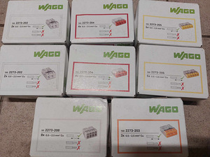 WAGO клеммы (1 фото из 1)