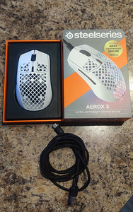 SteelSeries Aerox 3 (2022), valge - Juhtmega optiline hiir (2 foto / 5)
