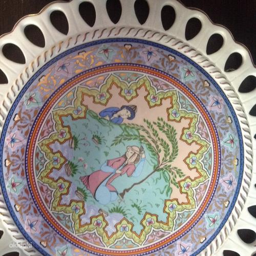 Этническая декоративная тарелка (фото #2)