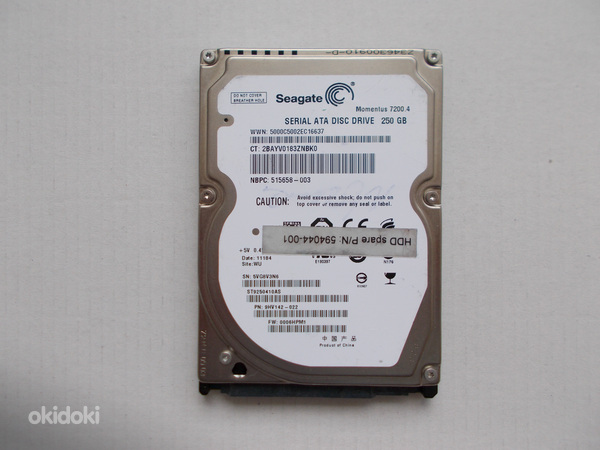 Жесткий диск Seagate 250 Гб 2,5" (фото #1)