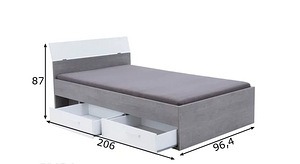 Voodi Miapiace 90x200 cm + Softrend madtrats (6 foto / 6)