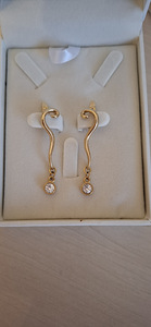Дизайнерские серьги бренда "Jenavi" с кристаллами Swarovski (4 фото из 10)
