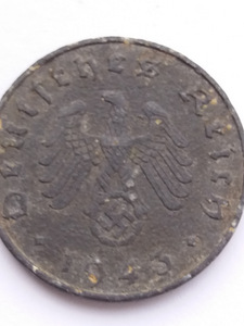 10 Reichspfennig (reichspfennig) 1943 A Saksamaa, 3. Reich. (5 foto / 9)
